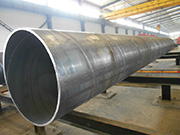 Welded spiral steel pipe is the steel way to connect the world