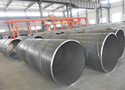 Production process of spiral steel pipe