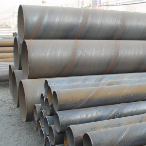 ssaw steel pipe is made up of hot rolled coiled steel using a double-sided submerged arc welding method