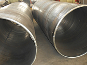 Details of anti-corrosion treatment of large diameter thick wall spiral steel pipe