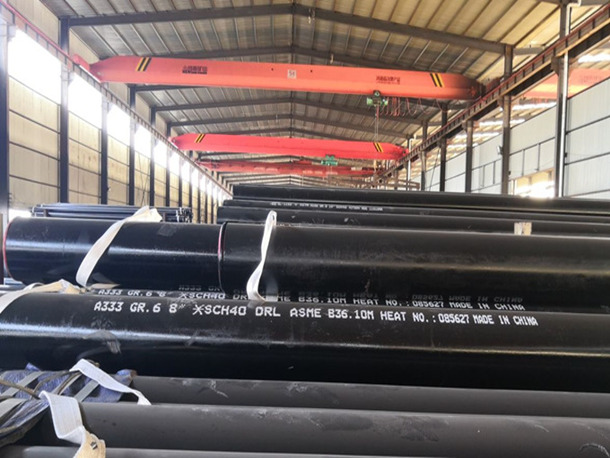 150 tons A333 GR.6 seamless steel pipe ready for shipment