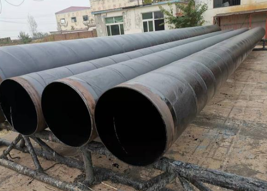 Internal and external anti-corrosion steel pipes for sewage pipelines
