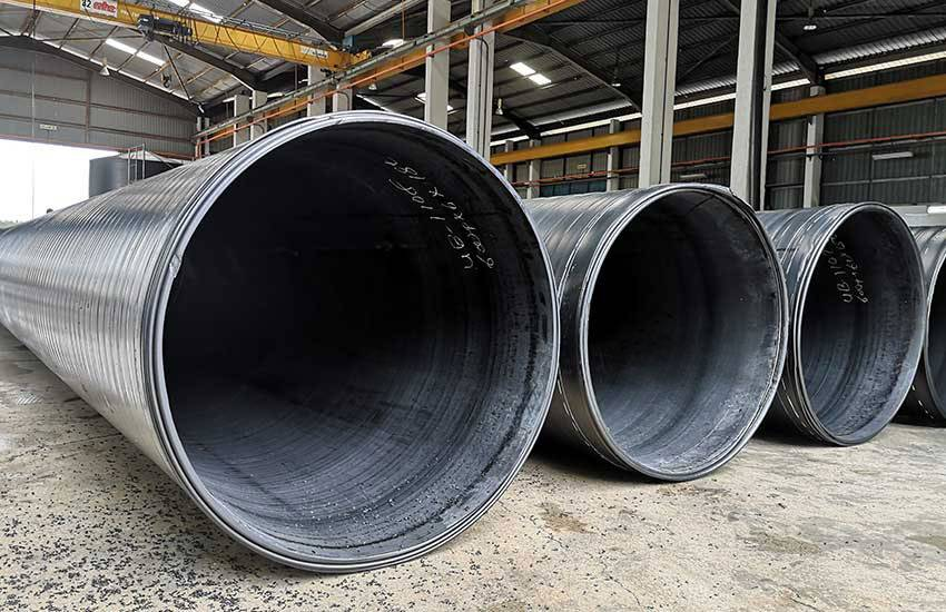 Quality inspection method of spiral pipe