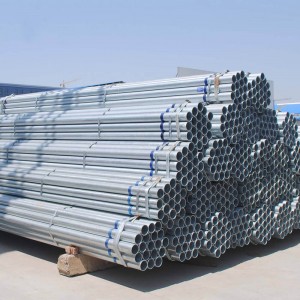 tubo de acero galvanizado con revestimiento de zinc