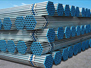 Welding method of galvanized steel pipe