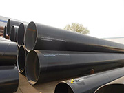 Processing process of large-diameter plastic-coated steel pipe for water supply