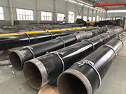 Details of large diameter straight seam plastic coated steel pipe