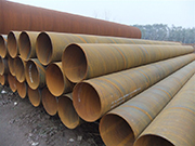 What materials are used for the anti-corrosion treatment of spiral steel pipes