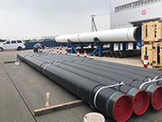 Processing process of the large-diameter plastic-coated steel pipe for water supply