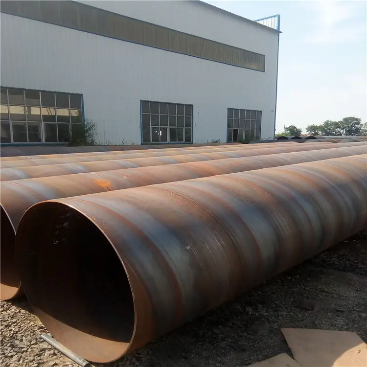 Large diameter thick wall spiral welded pipe