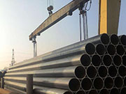 What inspections are required after the production of submerged arc welded steel pipes